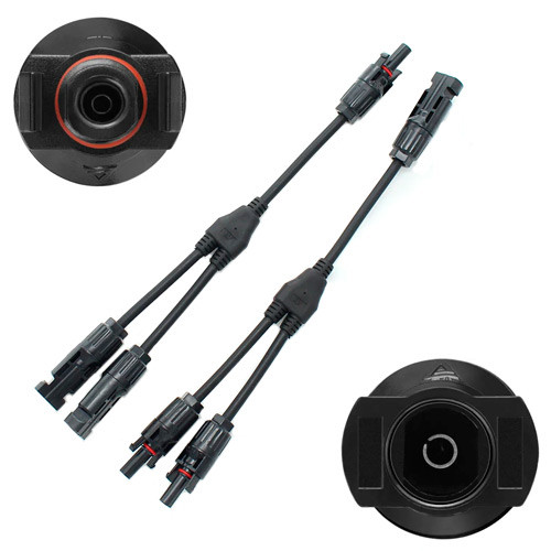 Кабель MC4 Y-подібний розгалужувач для сонячних панелей, 4мм, пара Вінниця - фото 1