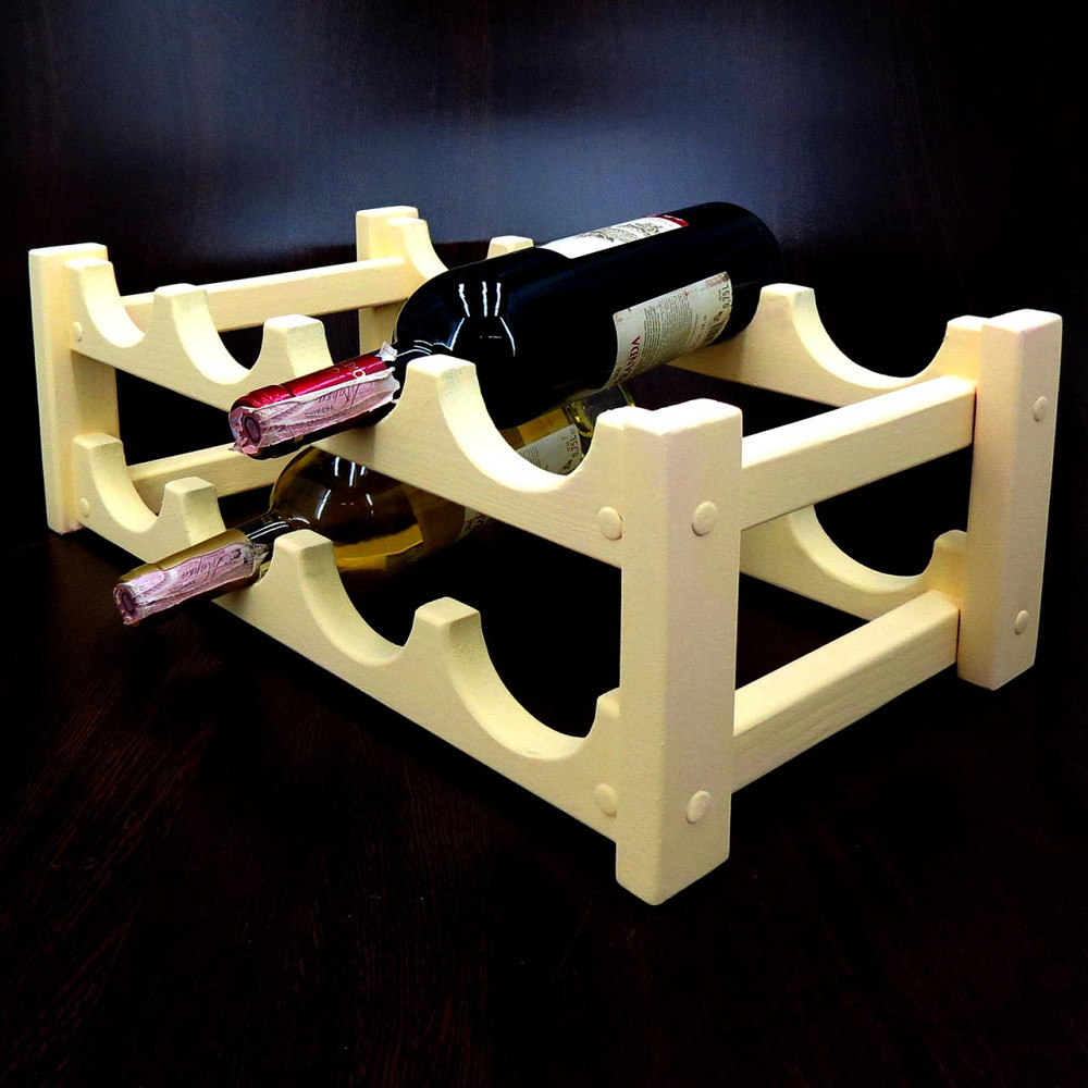 Настольная винная полка 