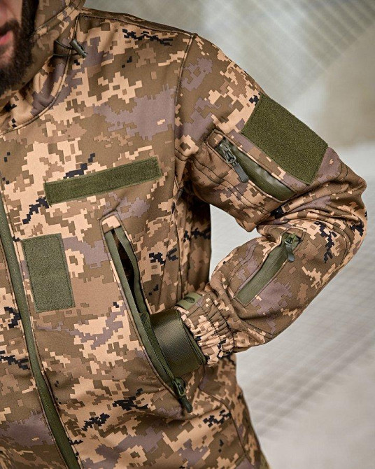 Тактичний костюм softshell 6в1 піксель ПП7860 Одеса - фото 4