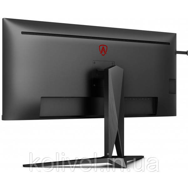 TFT 40" AOC AGON AG405UXC, WQHD, IPS, 144Гц, 1ms, 2xHDMI, DP, USB-C, USB-hub, HAS, чорний з червоним Київ - фото 6