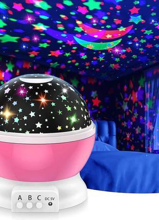 Ночник звездное небо Star Master NEW BIG USB-кабель или 4 батарейки ААА, Создаёт движущиеся проекции   4767 Одесса - изображение 8