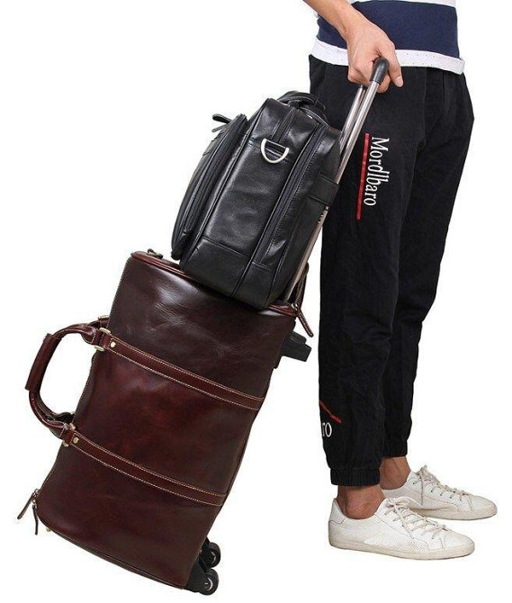 Сумка чоловіча Vintage 14398 для ноутбука 17 дюймів Чорна Київ - фото 4