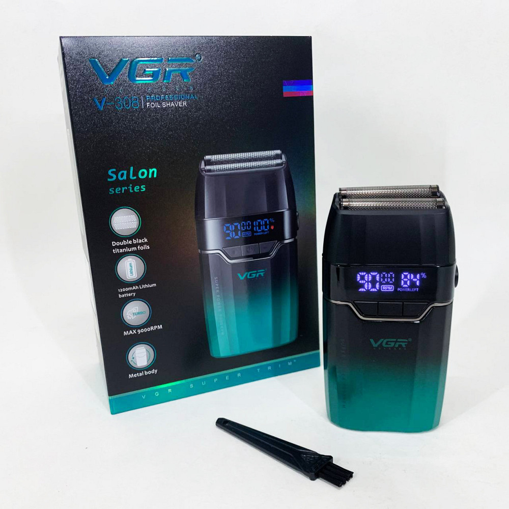 Електробритва-шейвер чоловіча VGR V-308, Електрична бритва джемей акумуляторна, Портативна бритва ES-98 Львів - фото 7