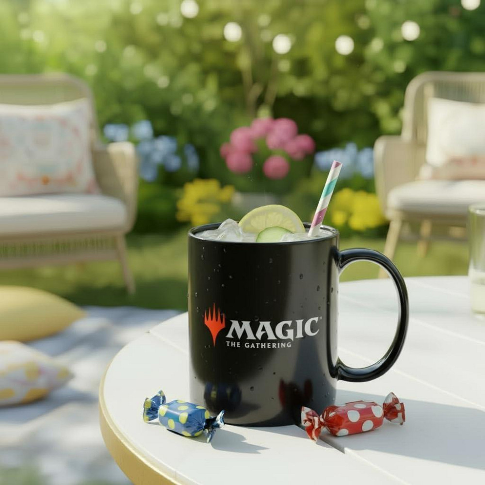 Керамическая кружка Magic: The Gathering 320 мл красная с черным термостойкая для горячих напитков Киев - изображение 2