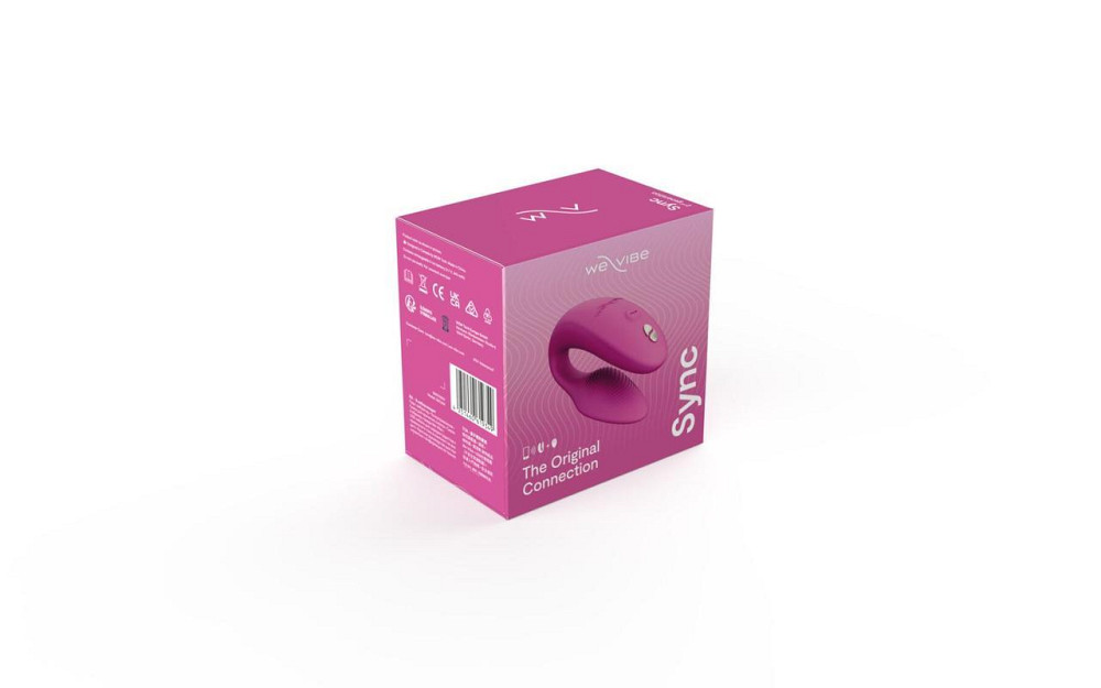 Смарт-вібратор для пар We-Vibe Sync 2 Rose, 10 віброрежимів, пульт ДК Sex Aura Київ - фото 9