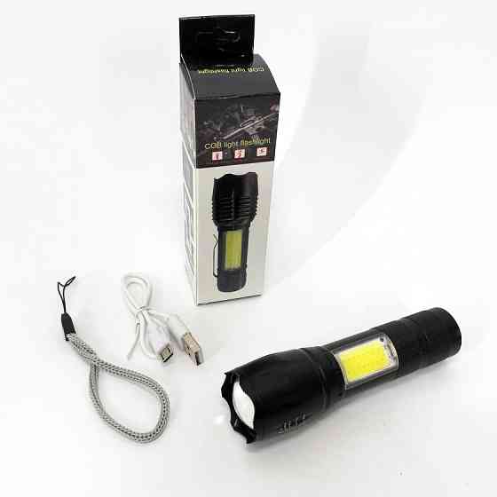 Ударопрочный водонепроницаемый фонарь, Фонарь портативный переносной ручной металлический JL-64 Львов