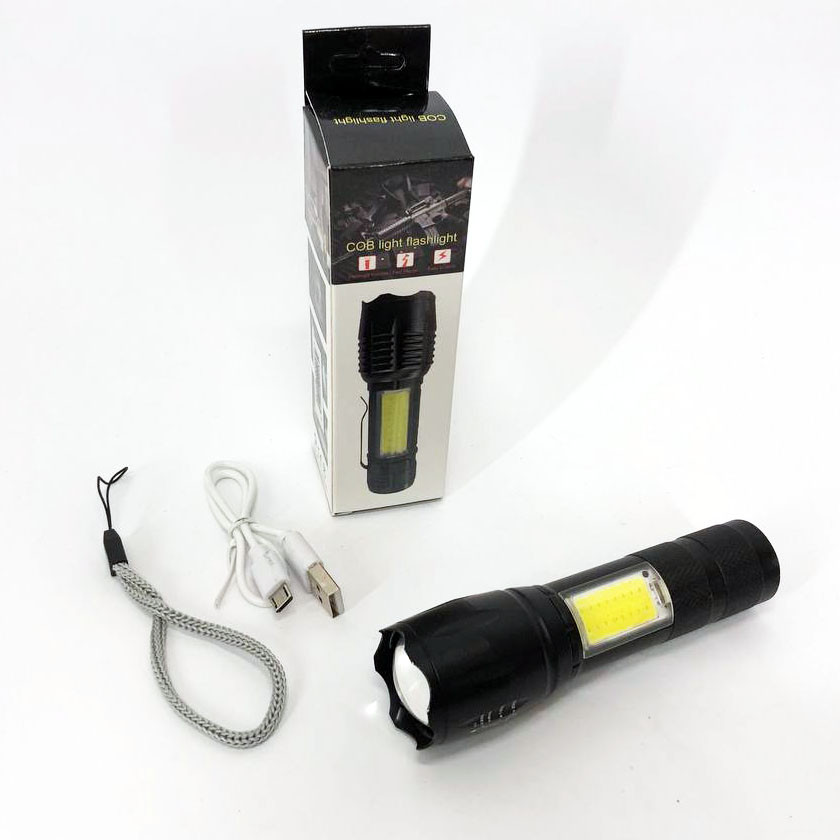 Ударопрочный водонепроницаемый фонарь, Фонарь портативный переносной ручной металлический JL-64 Львов - изображение 5