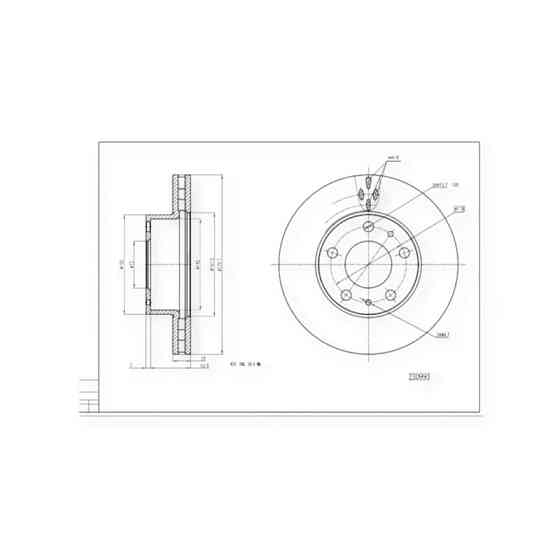 Диск Fiat Ducato, Peugeot Boxer (2006-) передний (280mmx28mm) тормозной Мукачево