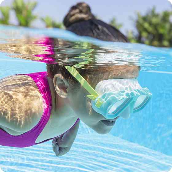 Маска для плавання Bestway 22011 бірюзова Київ