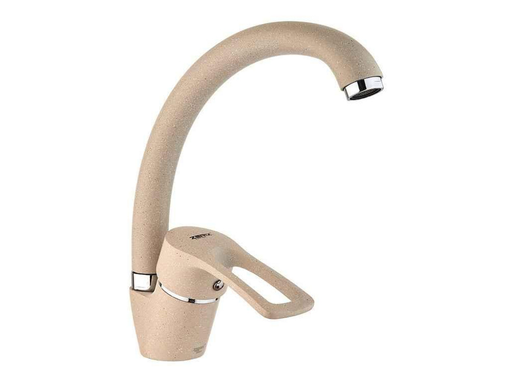 Змішувач для кухні на мийку Бежевий YUB 181 BEIGE ТМ ZERIX Solmir Київ - фото 1