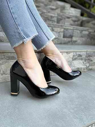 Туфлі жіночі SEASTAR чорні еко-лак каблук 9см 36р (1986) Коломия