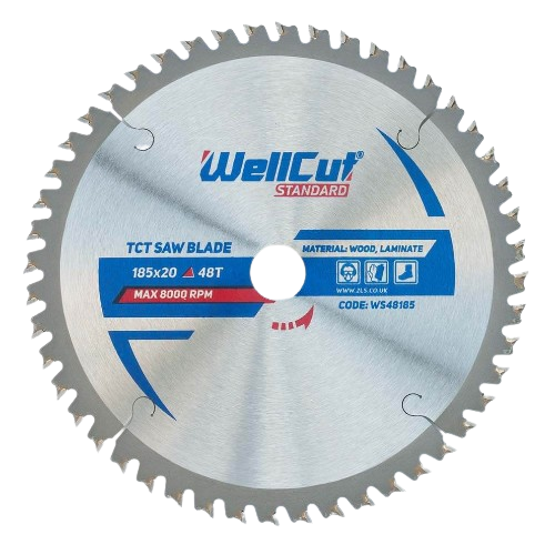 Диск пиляльний для ламінату d185мм*20мм 48T WellCut NovoAbrasive Житомир