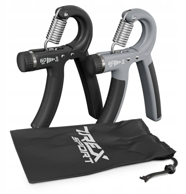 Набір еспандерів регульованих 5-60кг Trex Sport TX-002HGB чорно-сірий Киев - изображение 1