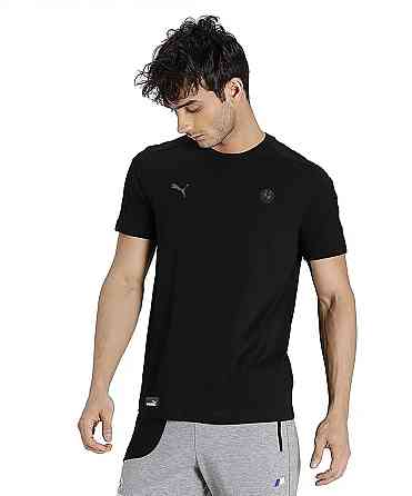 Футболка мужская Puma Bmw Logo Negro Blackt,производство Турции Киев