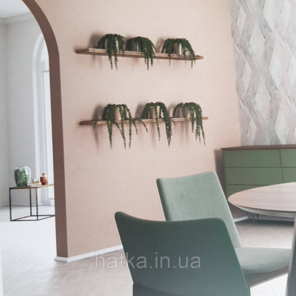 Шпалери вінілові на флізелін гарячого тиснення Marburg Shades однотонні світло бежеві Київ - фото 3