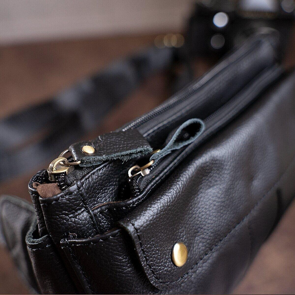 Бананка кожаная Черная (Vintage) Киев - изображение 13