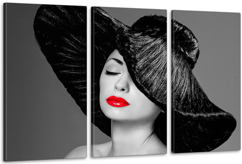 Модульная картина в гостиную / спальню  Дівчина     ART-254_3A Киев - изображение 1