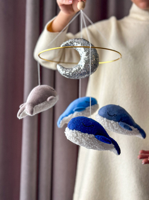 Мобіль на ліжечко для немовлят Кити букле Київ - фото 3