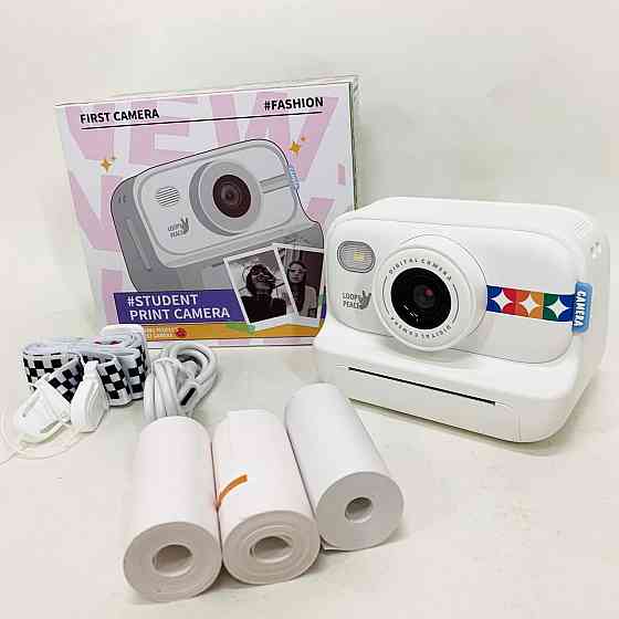 Детский фотик со встроенным принтером для фото, Легкий цифровой фотоаппарат для детей ZK-13 Львов