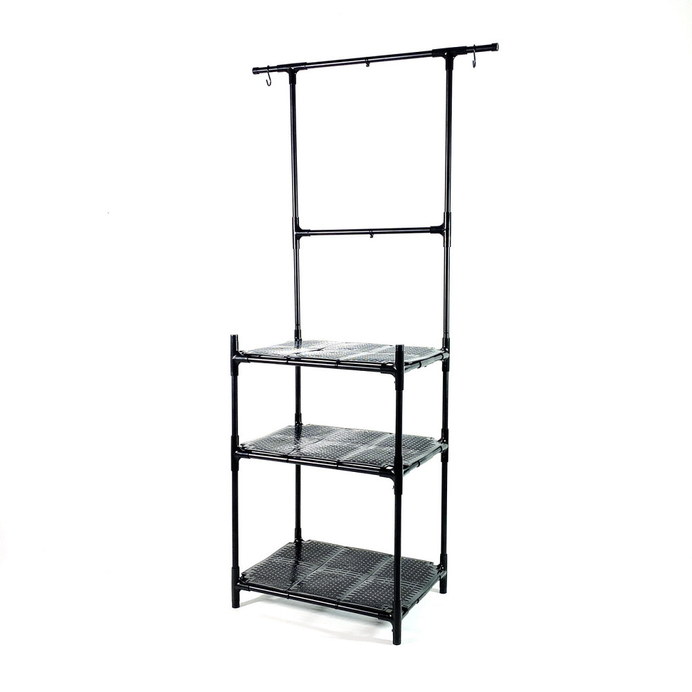 Полиця-етажерка у ванну кімнату Bona Part 2 - 3х ярусний стелаж з поличками для дрібних речей Бориспіль - фото 2