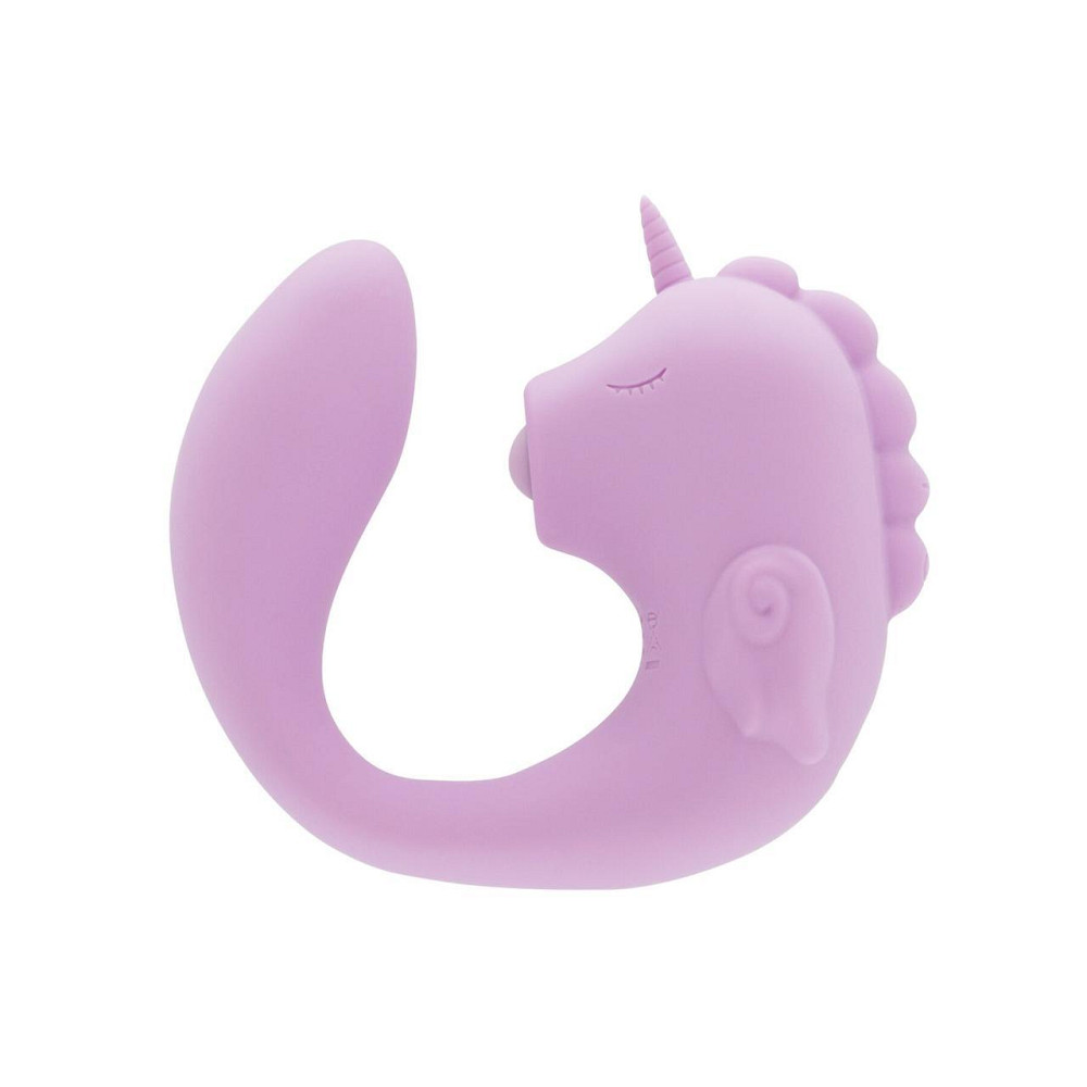 Вібратор-єдиноріжка Unihorn – C Horse – Marina Lilac, вагінально-кліторальна стимуляція, 2 мотори по 10 режимів Sex Aura Київ - фото 1