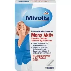 Капсули Meno Aktiv 60 шт. Mivolis, 33 г (Німеччина) Mivolis Meno Aktiv Kapseln 60 St., 33 g Львів