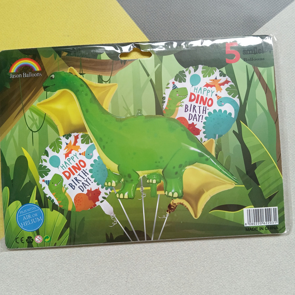 Набор воздушных шаров динозавр (5 предметов) Киев - изображение 1