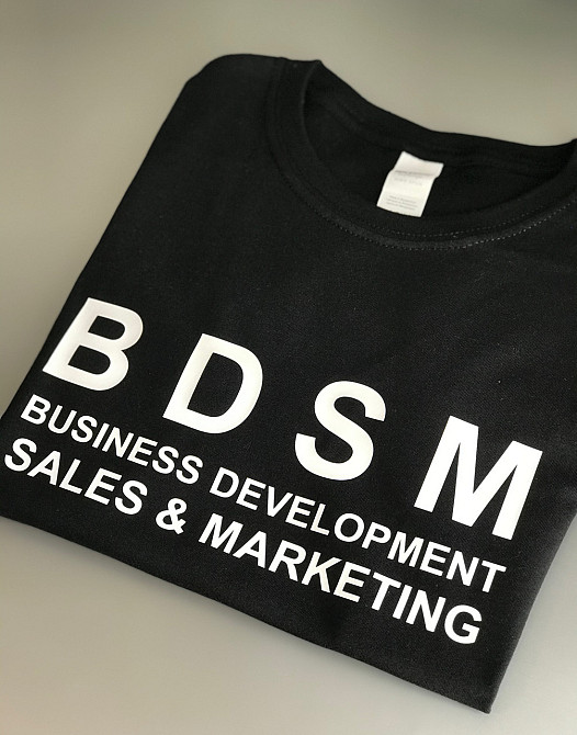 Женская\Мужская футболка с надписью BDSM Черновцы - изображение 4