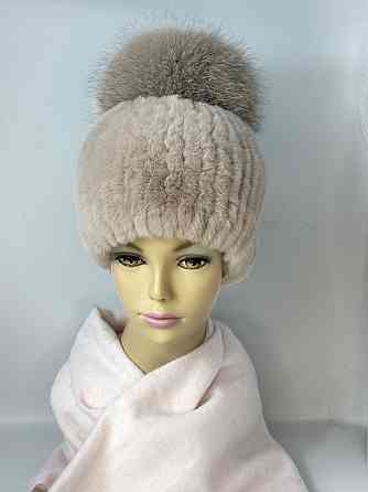 Шапка хутряна жіноча бон Джина Rex Світло Бежевий Харків