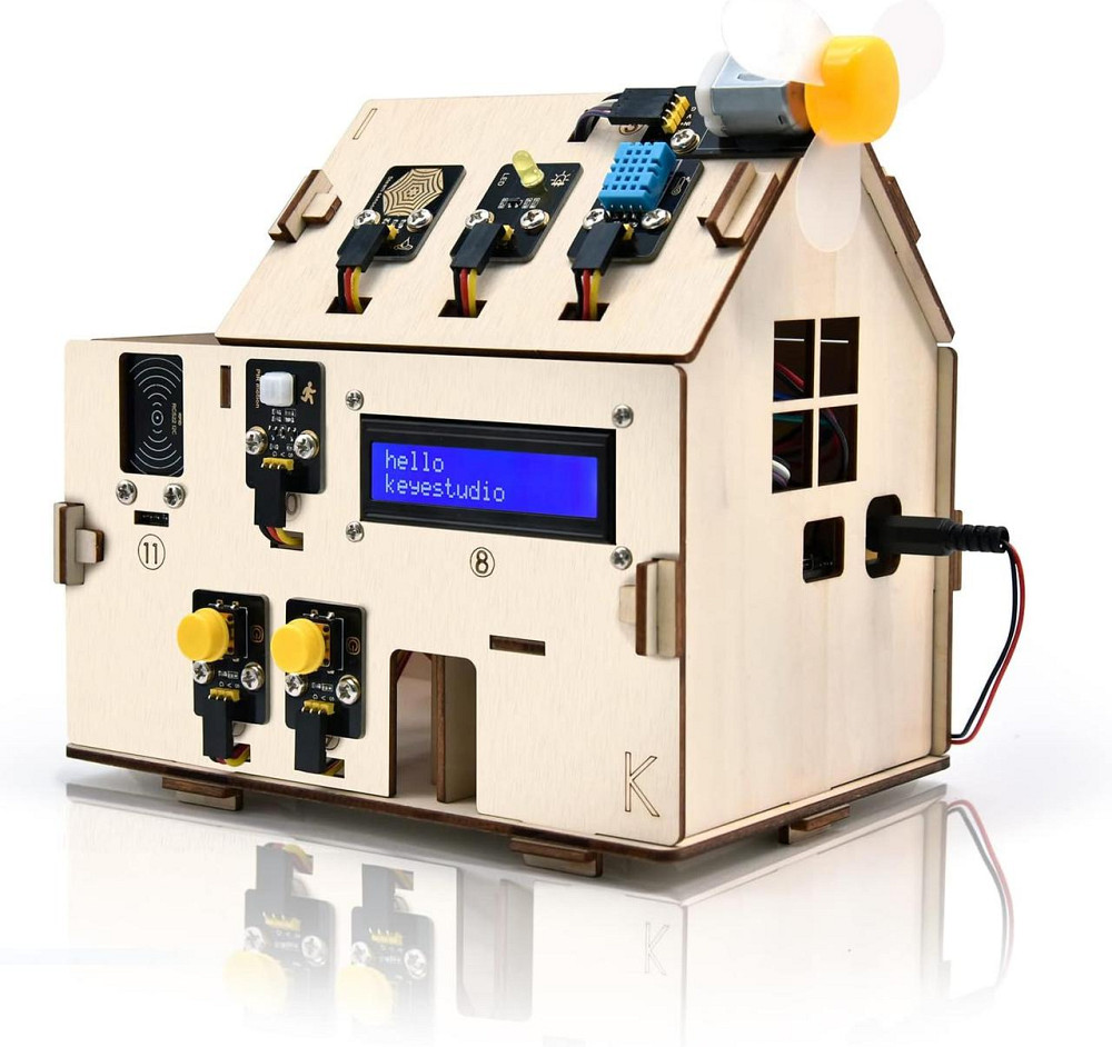 Набор для постройки умного дома KEYESTUDIO ESP32, STEM IoT Kit, датчики, Arduino и Python изучение электроники Киев - изображение 1