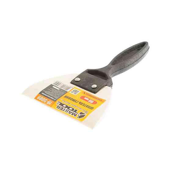 Шпатель гумовий MASTERTOOL 90 мм з ручкою 19-5009 Ровно