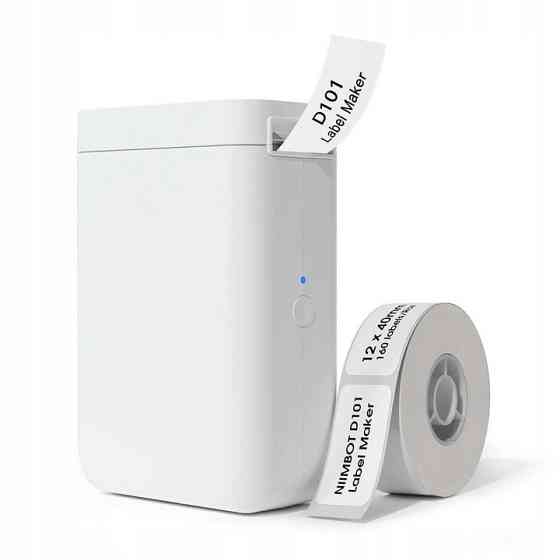 Термопринтер для наклеек NIIMBOT D101 White Киев