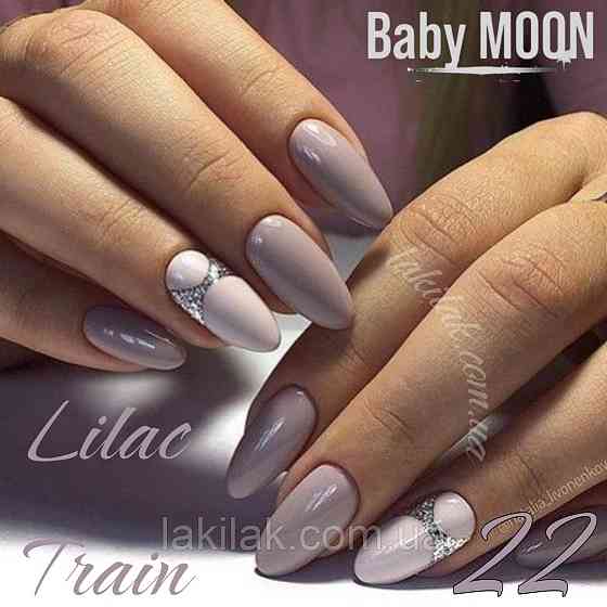 Гель-лак BABY MOON Lilac Train №22 холодний блідо-рожевий, 6 мл Херсон