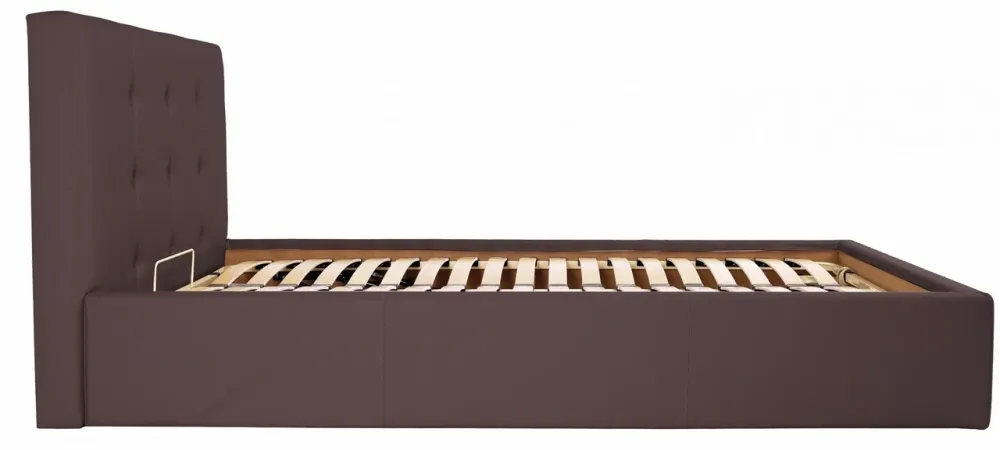 Кровать Manchester VIP 120 х 200 см Fly 2231 С дополнительной металлической цельносварной рамой Темно-коричневый Киев - изображение 4