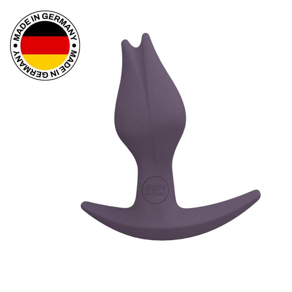 Анальная пробка Fun Factory BOOTIE FEM, фиолетовая, в виде бутона, диаметр 2,9 см, тонкий ограничитель Sex Aura Киев - изображение 1