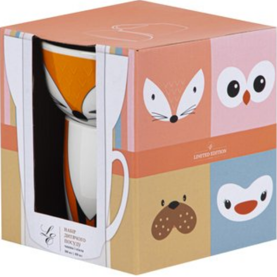 Набір дитячого посуду Happy Fox 2 предмети:(піала/чашка) YF6012 LIMITED EDITION Житомир - фото 7