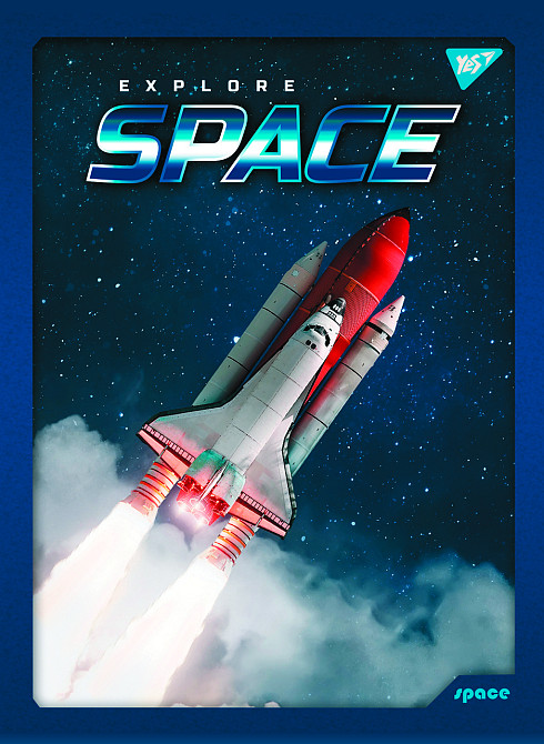 Книга канцелярська A4/48 арк."Yes""Space" # офсет, м'яка обкл., 681931, шт Київ - фото 1
