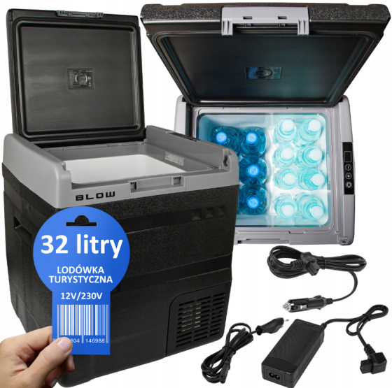 Автохолодильник компрессорный 12В/230В 32л Blow (Польша) Киев