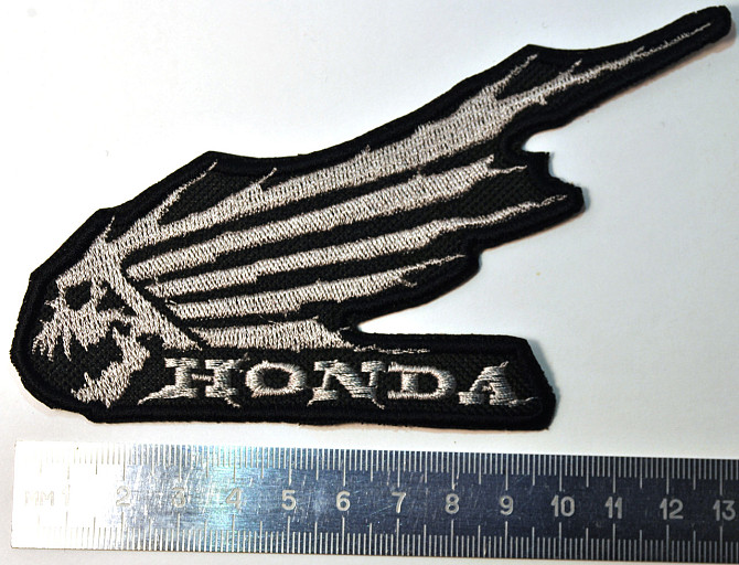 Нашивка HONDA для одежды и сумок, декоративный патч нашивной, вышивка на одежду, оригинальная апплик Запоріжжя - фото 2