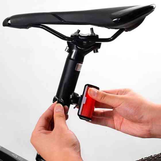 Ліхтарик-мигалка для велосипеда WQB-514, Потужний задній ліхтар для велосипеда, Задній велоліхтар WY-47 Львів