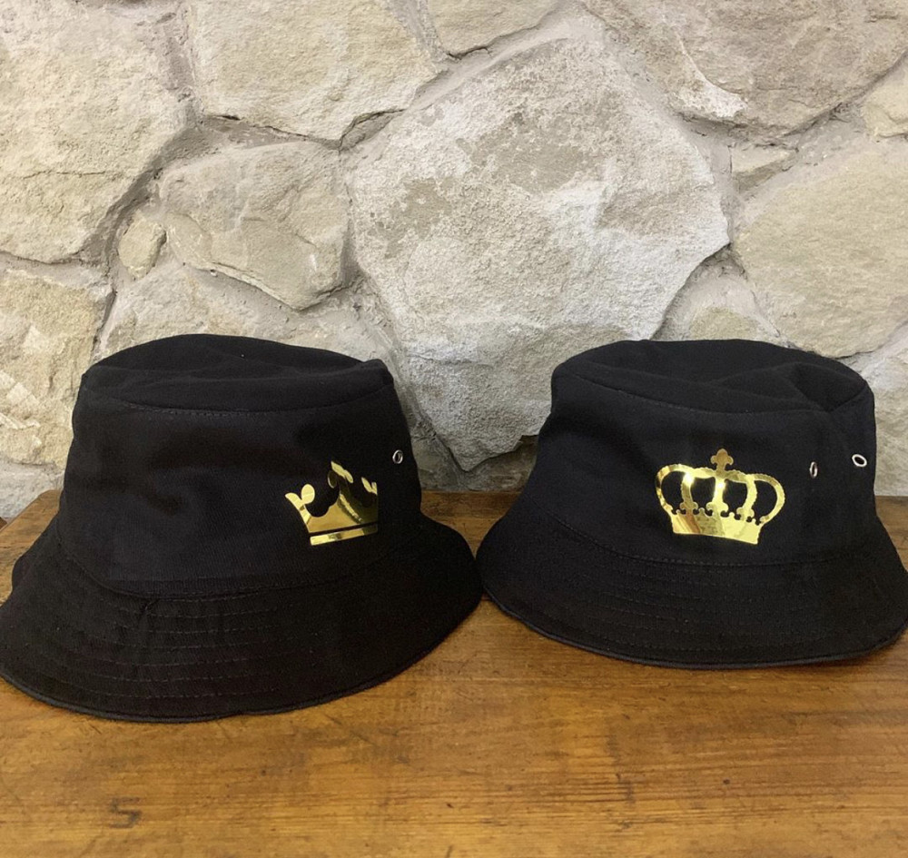 Парні Панами unisex із золотим принтом корон Чернівці - фото 1