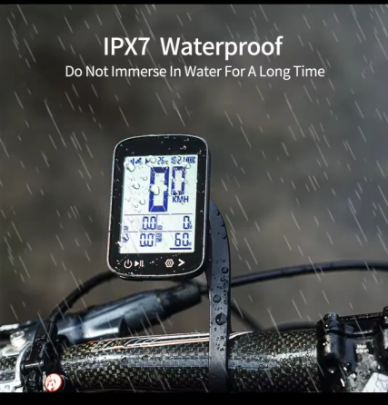 Велокомп'ютер GPS BKV-310 IPX7 LCD-2.4" підсвітка екрана (16 функцій) Київ