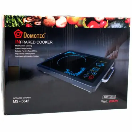 Электроплита инфракрасная Domotec MS-5842 2000 Вт Коломыя