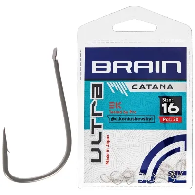 Крючок Brain Ultra Catana 16 (20шт/уп) (1858.52.36) Винница - изображение 1