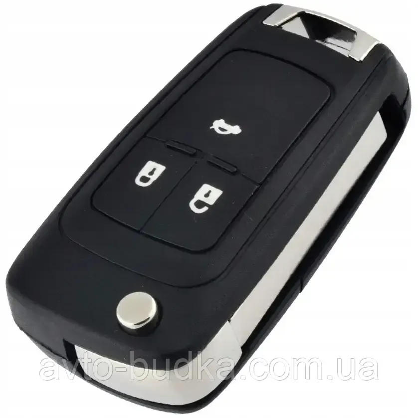 Викидний корпус автомобільного ключа з лезом на три кнопки Opel Vectra C Київ - фото 1