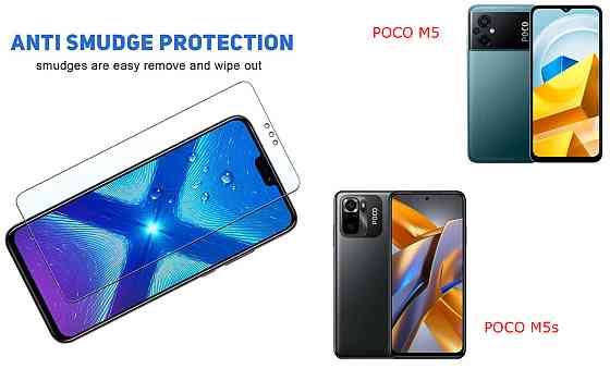 Защитное стекло NeoGlass для POCO M5, POCO M5s – ультрапрозрачное и устойчивое Киев