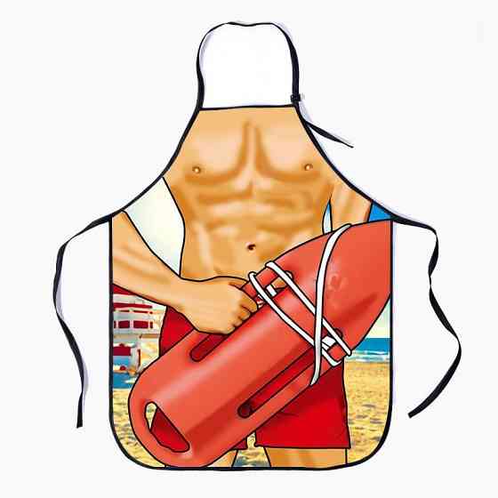 Фартук мужской Спасатель 75 на 55 см разноцветный Киев