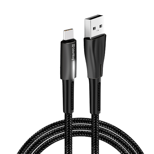 Кабель USB Type-C ColorWay CW-CBUC035-BK 2,4A 1м чорний Житомир
