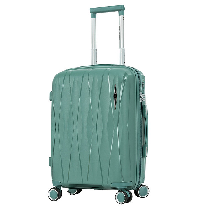Чемодан полипропиленовый MADISSON 51103 малый 55 см зеленый Киев - изображение 1