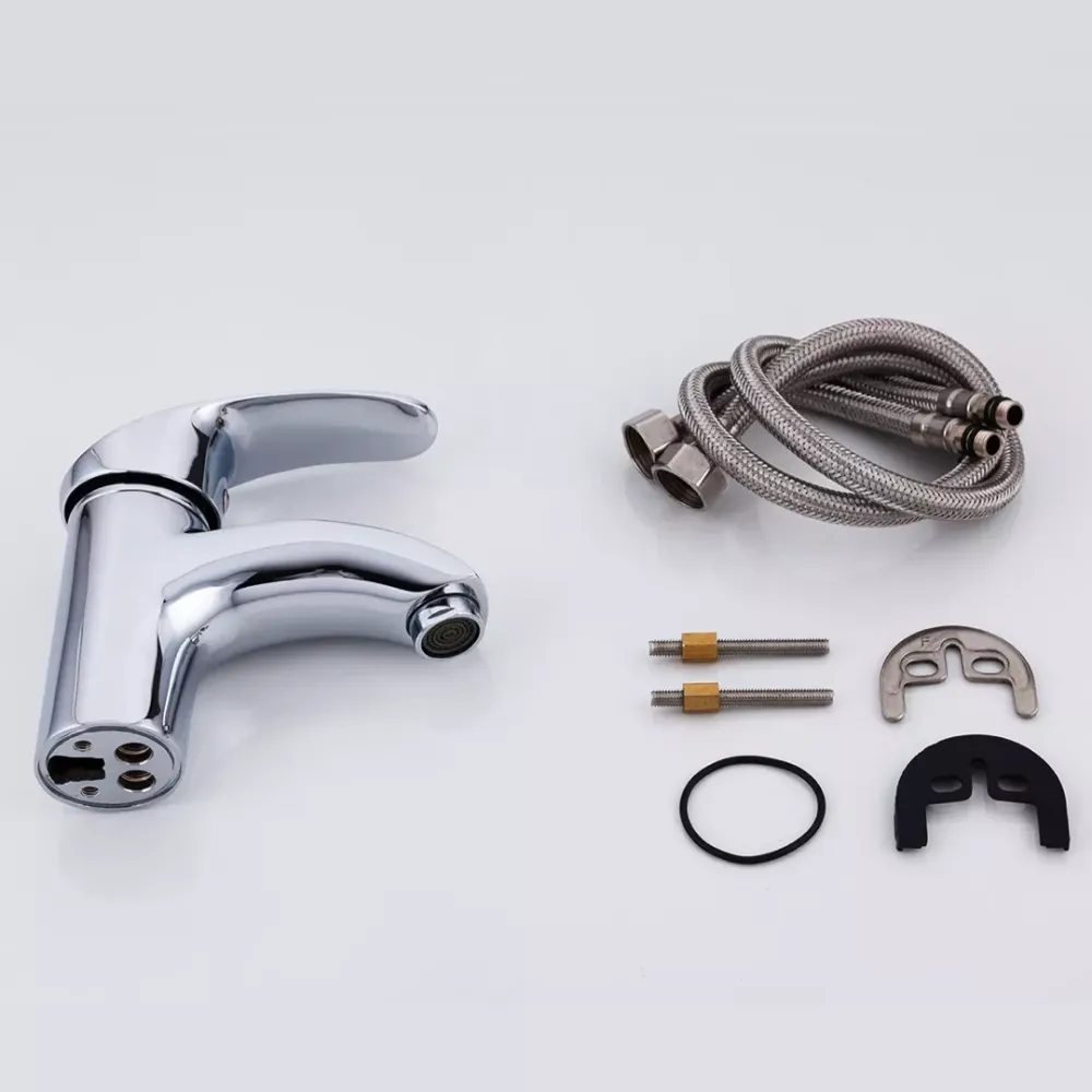 Змішувач для умивальника Frap F1021 хром Київ - фото 5